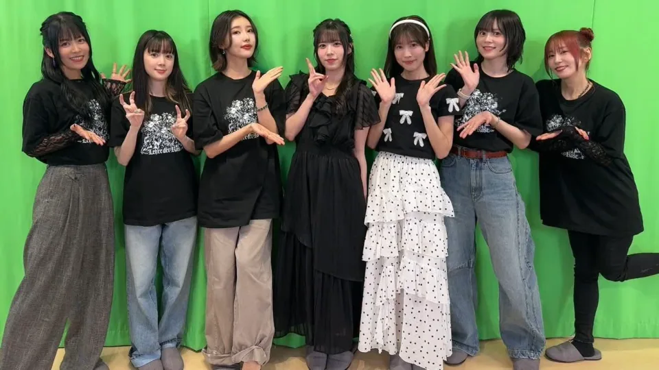 藤都子分享《BanG Dream! YUME∞MITA》TVLIVE节目与Roselia的合照